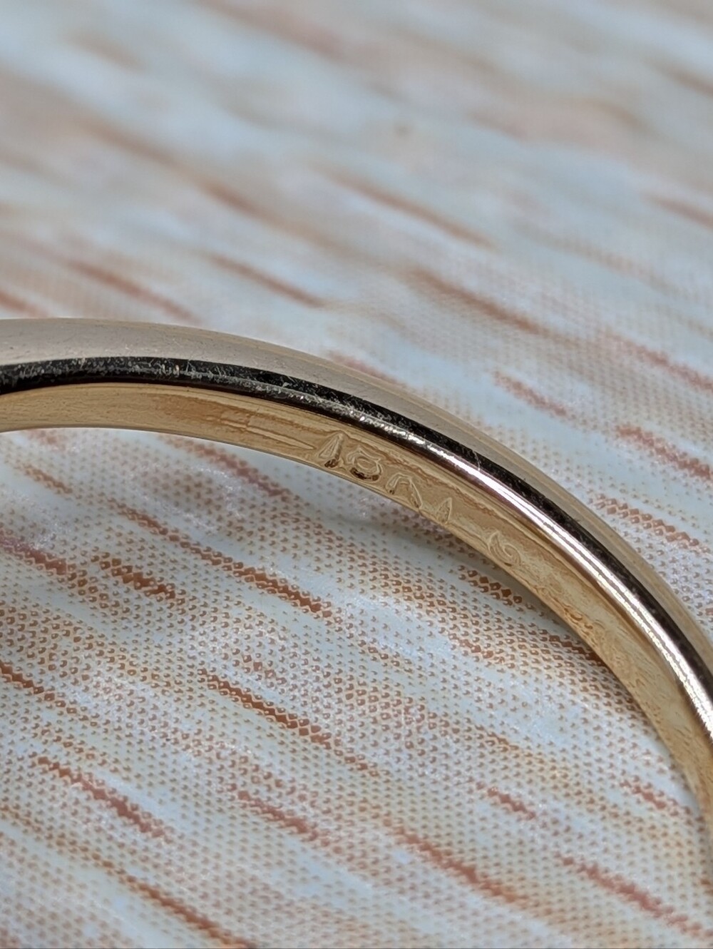 Vintage 18kt Gold Plated Ring - Picture 4 of 5